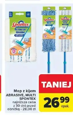 Carrefour Mop z kijem Spontex oferta