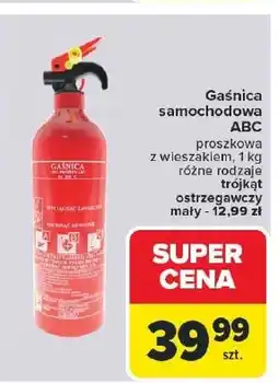 Carrefour Gaśnica samochodowa ABC oferta