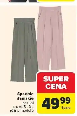 Carrefour Spodnie damskie oferta