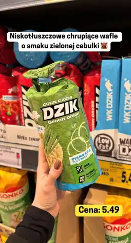 Kaufland Wafle kukurydziane Dzik Green Onion o smaku zielonej cebulki oferta