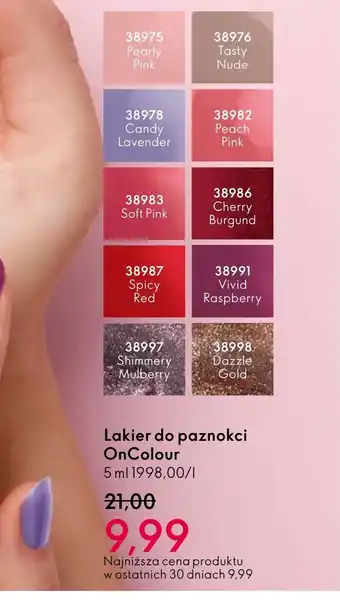 Oriflame Lakier do paznokci OnColour oferta