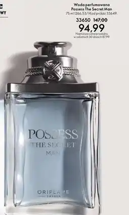 Oriflame Woda perfumowana Possess oferta