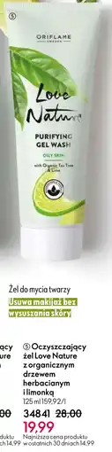 Oriflame Żel oczyszczający Love Nature oferta