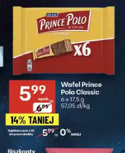 Delikatesy Centrum Wafel Prince Polo oferta