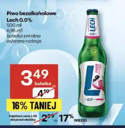 Delikatesy Centrum Piwo bezalkoholowe Lech oferta