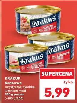Kaufland Konserwa turystyczna Krakus oferta