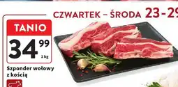 Intermarche Szponder wołowy z kością Intermarche oferta