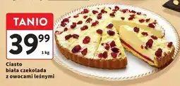 Intermarche Ciasto biała czekolada z owocami leśnymi Intermarche oferta