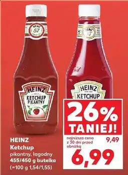 Kaufland Ketchup pikantny Heinz oferta