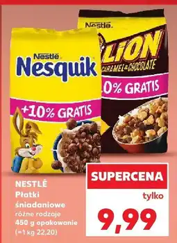 Kaufland Płatki śniadaniowe różne rodzaje Nestlé oferta