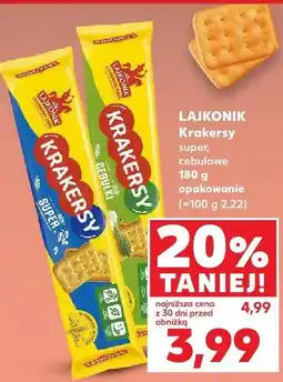 Kaufland Krakersy super Lajkonik oferta