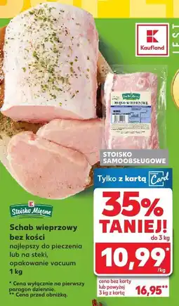 Kaufland Schab wieprzowy bez kości Kaufland oferta