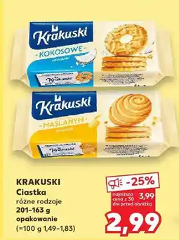 Kaufland Ciastka różne rodzaje Krakuski oferta