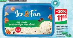 Dino Lody Ice & Fun różne rodzaje o smaku śmietankowym z bakaliami oferta