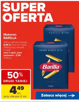 Carrefour Makaron wybrane rodzaje BARILLA oferta