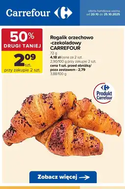 Carrefour Rogalik orzechowo-czekoladowy Carrefour oferta