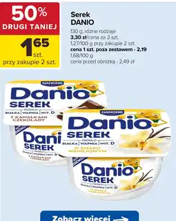 Carrefour Serek DANIO różne rodzaje oferta