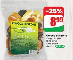 Dino Owoce suszone Świderek oferta
