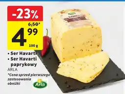 Intermarche Ser Havarti, Ser Havarti paprykowy ARLA oferta