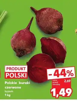 Kaufland Buraki czerwone polskie luzem Kaufland oferta