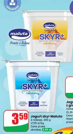 Dino Jogurt skyr Maluta 2 rodzaje oferta