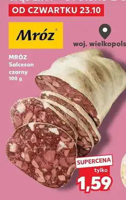 Kaufland Salceson czarny Mróz oferta