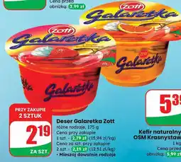 Dino Deser Galaretka Zott różne rodzaje oferta