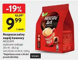 Intermarche Rozpuszczalny napój kawowy Nescafe 3:1 Classic oferta