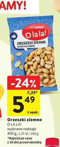 Intermarche Orzeszki ziemne O LALA! oferta