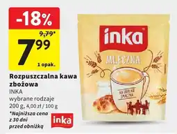 Intermarche Rozpuszczalna kawa zbożowa Inka oferta