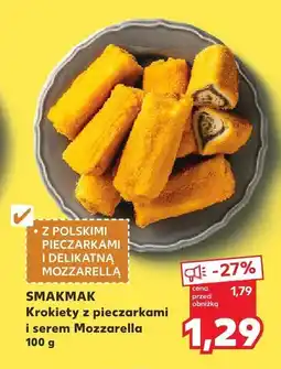 Kaufland Krokiety z pieczarkami i serem Mozzarella Smakmak oferta