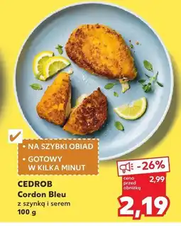 Kaufland Cordon Bleu z szynką i serem Cedrob oferta