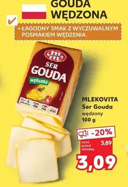 Kaufland Ser Gouda wędzony Mlekovita oferta