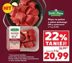 Kaufland Mięso na gulasz z udźca wołowego 500 g Kaufland oferta