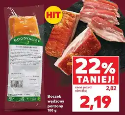 Kaufland Boczek wędzony parzony Goodvalley oferta
