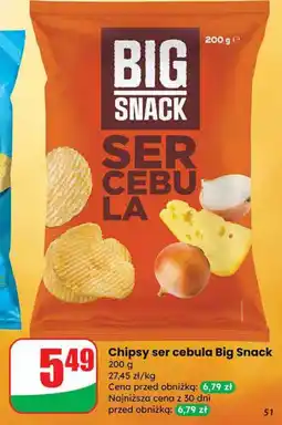 Dino Chipsy ser cebula Big Snack oferta