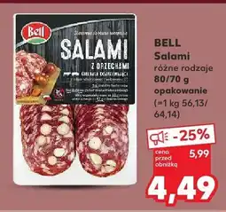 Kaufland Salami różne rodzaje Bell oferta