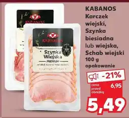 Kaufland Karczek wiejski Kabanos oferta