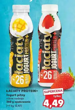 Kaufland Jogurt pitny Protein+ różne rodzaje Łaciaty oferta