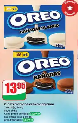 Dino Ciastka oblane czekoladą Oreo Bañadas Blanco oferta