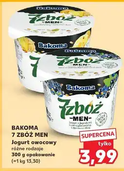 Kaufland Jogurt owocowy 7 Zbóż Men Bakoma oferta