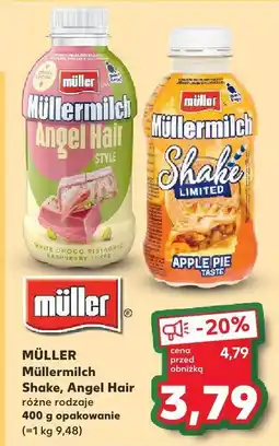 Kaufland Napój mleczny Müllermilch Shake różne rodzaje oferta