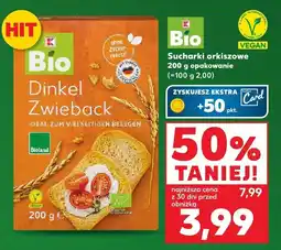 Kaufland Sucharki orkiszowe Bio 200g oferta
