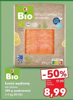 Kaufland Łosoś wędzony na zimno Bio 100g K-Classic oferta
