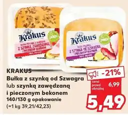 Kaufland Bułka z szynką od Szwagra Krakus oferta