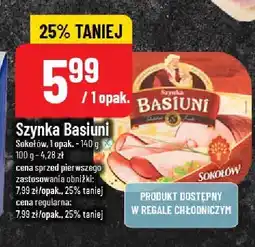 Polomarket Szynka Basiuni Sokołów oferta
