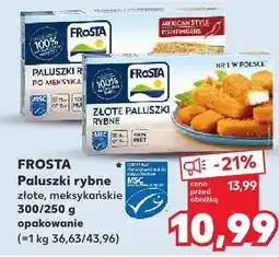 Kaufland Paluszki rybne złote Frosta oferta