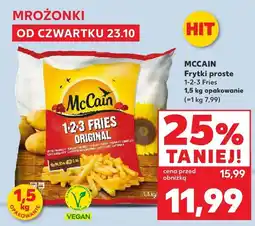 Kaufland Frytki proste 1-2-3 Fries McCain oferta