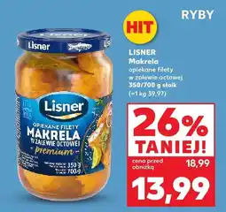Kaufland Makrela opiekane filety w zalewie octowej Lisner oferta