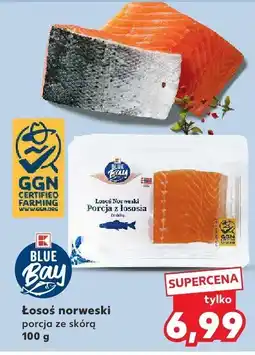 Kaufland Łosoś norweski porcja ze skórą Blue Bay oferta